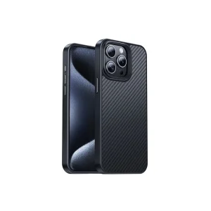 Hoco iPhone 15 Pro AS7 Kevlar Kılıf Manyetik Magsafeli Telefon Kılıfı-(5775)