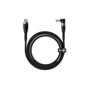 Zinc Manyetik Type-C to DC Round (55x25mm) Laptop Şarj Kablosu 100W 2m-(1903) - SNX2013-6367