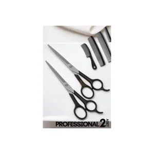 HSNET Berber Makası 2 ADET Profesyonel 6.5 inç Çelik - EMTHBA3044-6809