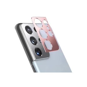 SM Galaxy S21 Ultra 3D Metal Kamera Koruyucu Metal Lens-(5775) - EMTHBA7270-9871