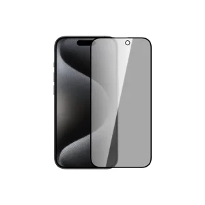 ALLY İPhone 15 Plus 3D Full Privacy Gizlilik Cam Ekran Koruyucu Anti-Spy-(5775) - Bs8900-6131