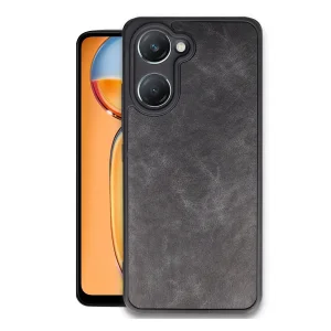 Vivo Y18 Kılıf Aras Deri Kapak - Siyah-(5796) - EMTHBA1826-5397