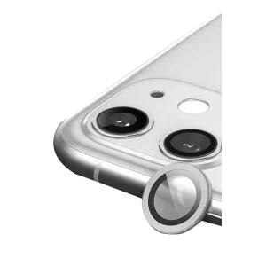 iPhone 11 Raze Metal Kamera Lens - Gümüş-(5796) - EMTHBA5164-2092