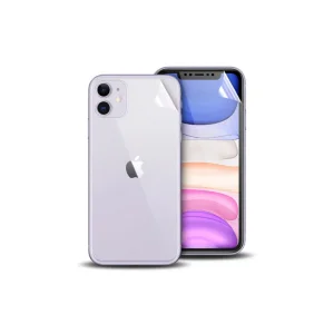İPhone 11 Uyumlu 6.1 Film Ön Arka Full Koruyucu Membran Nano Hidrojel Koruyucu Set-(5775) - HRN9570