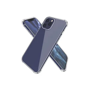 İPhone 12 Pro Max 6.7 Anti-Drop Silikon Kılıf Shockproof Şeffaf kılıf-(5775)