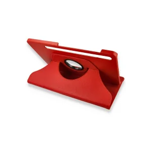 Samsung Galaxy X800 Tab S8 Plus 12.4 Kılıf 360 Tablet Deri Kılıf - Kırmızı-(5 - EMTHBA8328-7