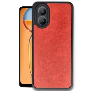 Oppo A38 Kılıf Aras Deri Kapak - Kırmızı-(5796) - EMTHBA7665-8987