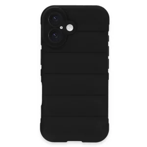 iPhone 16 Plus Kılıf Optimum Silikon - Siyah-(5796) - EMTHBA3280-8349