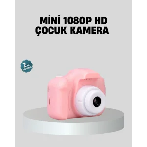 Mini Dijital Çocuk Kamerası 8MP HD Ekranlı 1080P Video ve Şarjlı