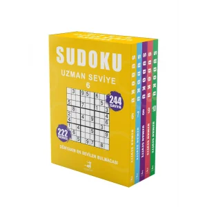 Sudoku Uzman Seviye 5 Kitap Set (6-7-8-9-10) [Dec 26, 2025] Kolektif