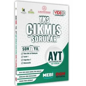 2025 YKS-AYT MEBİ Eşit Ağırlık (TM) Çıkmış Soru Bankası Konu Konu Son 7 Yıl Video/PDF Çözümlü [Unbound] [Nov 14, 2024] Kolektif