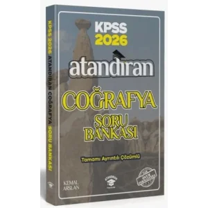 Atandıran 2026 KPSS Coğrafya Soru Bankası Çözümlü [Unbound] [Nov 14, 2024] Kemal Arslan