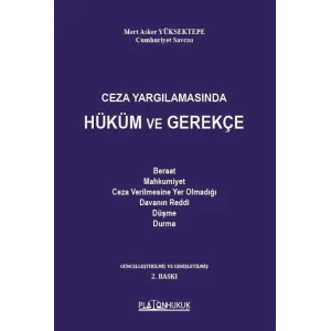 Ceza Yargılamasında Hüküm ve Gerekçe [Paperback] [Feb 21, 2025] Mert Asker Yüksektepe