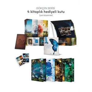 Gökçen Serisi – 4 Kitap Takım (Yan Boyamalı - Hediyeli Kutu - Ciltli) [Hardcover] [Mar 10, 2025] Loresima