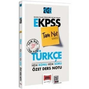 2026 E-KPSS Tam Not Serisi Türkçe Hem Konu Hem Soru Özet Ders Notu [Unbound] [Nov 14, 2024] Kollektif