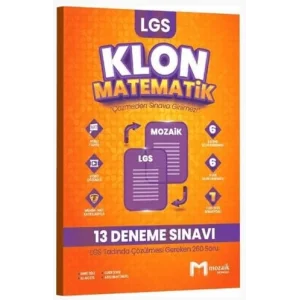 Mozaik Yayınları LGS 8. Sınıf Matematik Klon 13 Deneme [Unbound] [Nov 14, 2024] Kolektif