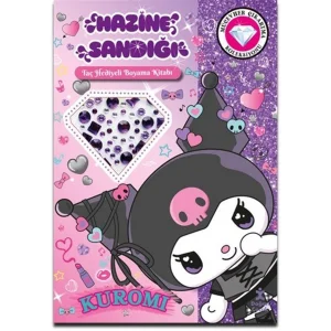 Kuromi - Hazine Sandığı - Taç Hediyeli Boyama Kitabı - Mücevher Çıkartma Koleksiyonu [Paperback] [Oct 30, 2025] Kolektif