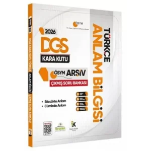 2026 DGS Türkçenin Kara Kutusu ANLAM BİLGİSİ (Sözcük-Cümle) Çıkmış Soru Bankası Konu Özetli Dijital Çözümlü [Unbound] [Nov 14, 2024] Kolektif