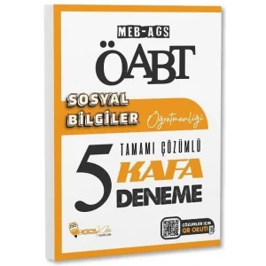 ÖABT MEB-AGS Sosyal Bilgiler Öğretmenliği 5 Kafa Deneme Çözümlü [Paperback] [Dec 30, 2024] Kollektif