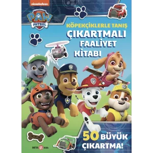 Paw Patrol Köpekçiklerle Tanış Çıkartmalı Faaliyet Kitabı [Jul 03, 2025] Spin Master PAW Productions Inc.