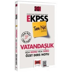 2026 E-KPSS Tam Not Serisi Vatandaşlık Hem Konu Hem Soru Özet Ders Notu [Unbound] [Nov 14, 2024] Kollektif