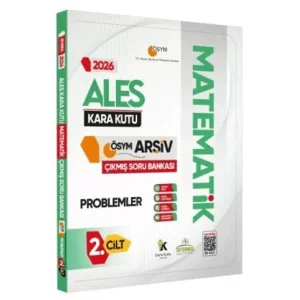 2026 ALES MATEMATİK Kara Kutu 2.Cilt PROBLEMLER ÖSYM Çıkmış Soru Bankası Dijital Çözümlü [Unbound] [Nov 14, 2024] Kolektif