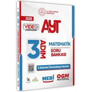 2025 AYT MEBİ-OGM 3 ADIM Matematik Soru Bankası Video Çözümlü [Unbound] [Nov 14, 2024] Kolektif