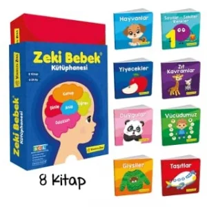 Zeki Bebek Kütüphanesi 8li Set (6-24 Ay) [Unbound] [Nov 14, 2024] Kolektif