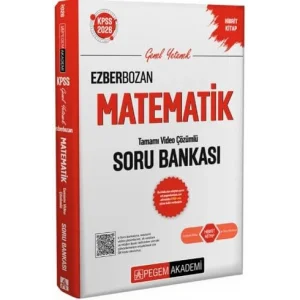 2026 KPSS Genel Yetenek Genel Kültür Ezberbozan Matematik Tamamı Video Çözümlü Soru Bankası [Nov 14, 2024] Kollektif