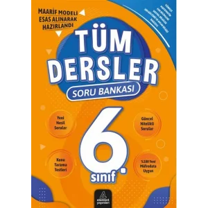 6. Sınıf Tüm Dersler Soru Bankası [Paperback] [Aug 28, 2025] Yunus Emre Çekiç