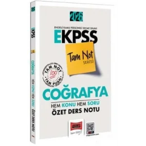2026 E-KPSS Tam Not Serisi Coğrafya Hem Konu Hem Soru Özet Ders Notu [Unbound] [Nov 14, 2024] Kollektif