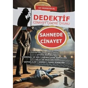 Sahnede Cinayet - Dedektif Cinayet Çözme Oyunu [Unbound] [Dec 30, 2024] MT Dedektiflik