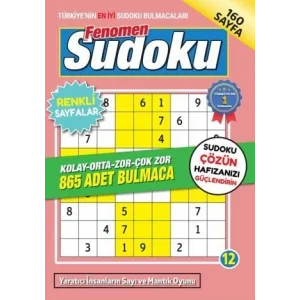 Fenomen Sudoku Bulmaca - 12 [Paperback] [Nov 07, 2024] Kolektif
