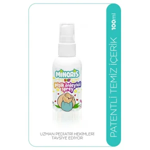 Minoris Baby Organik Pişik Önleyici Sprey 100 ml