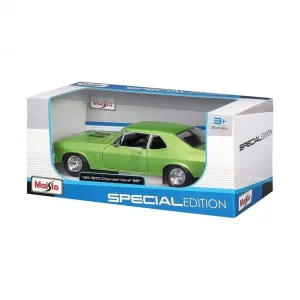 NessiWorld 31262 1:24 NessiWorld Chevrolet Nova Ss 1970 Model Araba -Necotoys