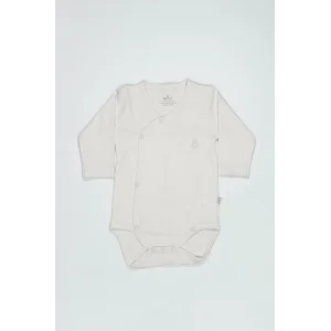 Organik Natural Basic Style Kruvaze Uzun Kol Body BS17102 Ekru