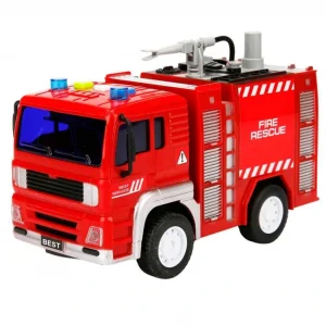 NessiWorld Sesli ve Işıklı Su Fışkırtan İtfaiye Aracı 20 cm.