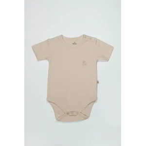 Organik Natural Basic Style Yarım Kol Body BS17103 Bej