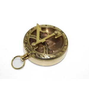 Pirinç Güneş Saati Ve Pusula Modeli 7830