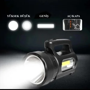 900 Lümen Ultra Güçlü El Feneri  Wt-613