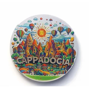 Kapadokya Temalı Silikon Buzdolabı Magneti Alk5046