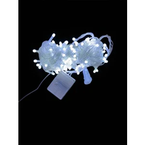 10m 100 Led Damla Uçlu Beyaz Işık Şeffaf Kablo Mz-17-1