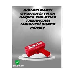 Dolar Boyutunda Kâğıt Atışı Yapan Pil ile Çalışan Oyuncak Tabanca - EMTHBA8436-6238