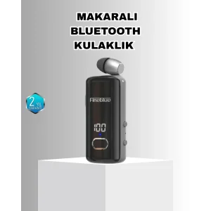 Bluetooth 5.3 Kablosuz Kulaklık Geri Çekilebilir Kablolu ve Ekranlı