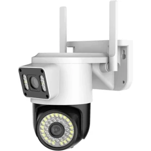 Çift Lensli Dış Mekan Wi-Fi Kamera