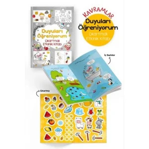 Kavramlar – Duyuları Öğreniyorum – Çıkartmalı Etkinlik Kitabı [Unbound] [Nov 14, 2024] Kolektif