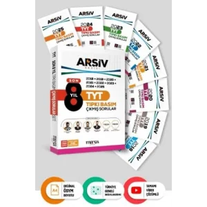 TYT Arşiv Serisi Tıpkı Basım Fasikül Fasikül Çıkmış Sorular Tamamı Video Çözümlü [Unbound] [Nov 14, 2024] Kolektif