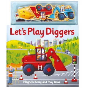 Magnetic Lets Play Diggers [Board book] [Feb 24, 2026] Clover, Alfie and Dronsfield, Paul