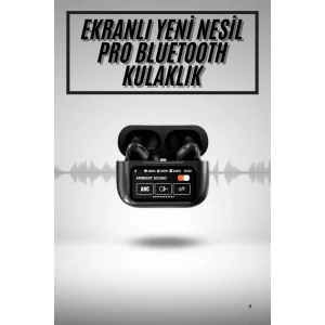 2.Nesil Pro Ekranlı Sesli Görüşme Yapabilen Kablosuz Bluetooth Kulaklık
