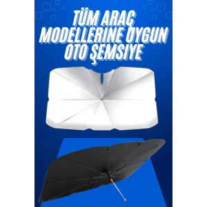 Taşınabilir Oto Cam Güneşliği Katlanabilir Tüm Araçlara Uyumlu Güneş Gölge Koruyucu